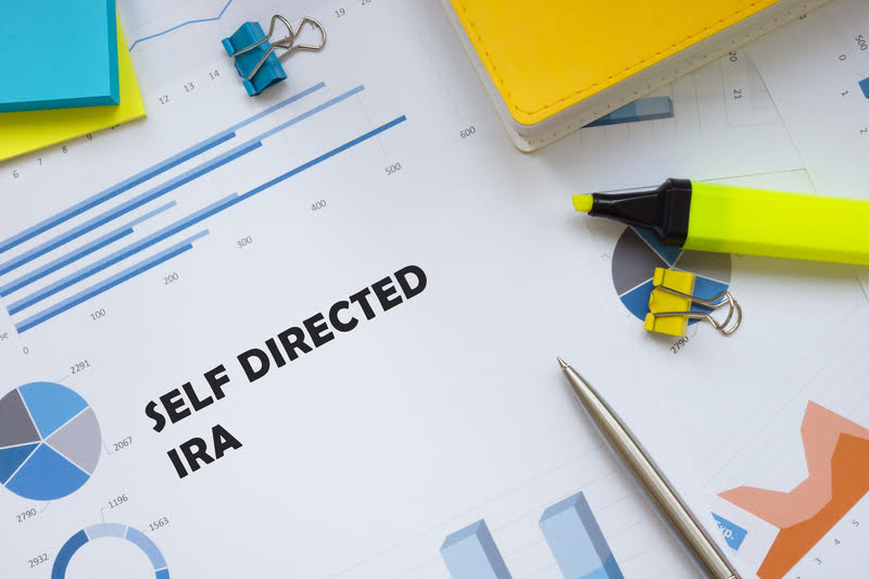 A Piece Of Paper With 'self Directed Ira' Written On It