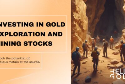 A group of miners exploring a gold mine.